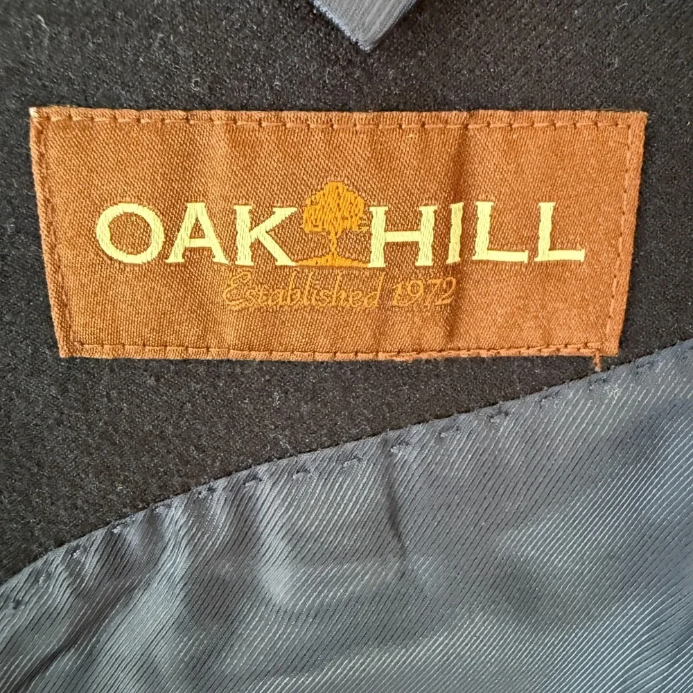 Oak Hill Men's Sport Coat Blazer Jacket 2XL 50/52 Two Button Navy‎ Blue